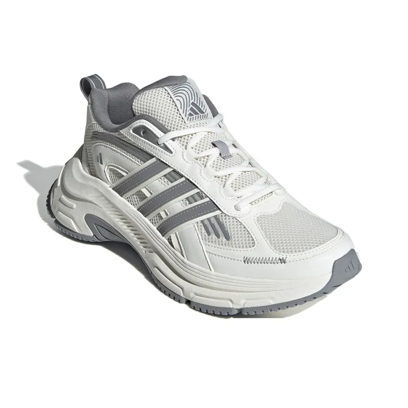 Adidas Breathable Coverage Low Top Running Shoes Unisex White Gray-1