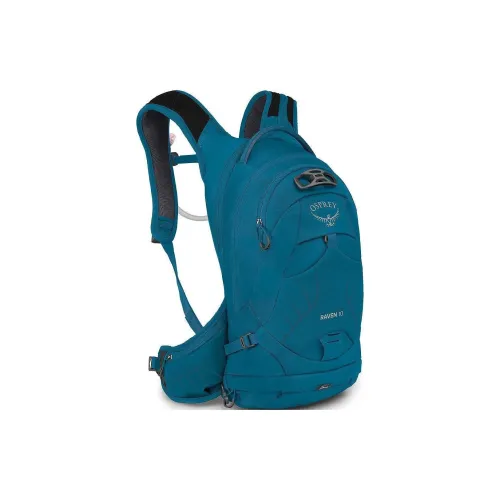 OSPREY Nylon Outdoor Mountaineering bag LOGO Backpack Regular Women's Green Purple Blue