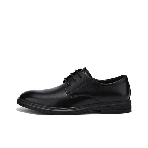 HUANAI Men's Casual Shoes Men Low-Top Black