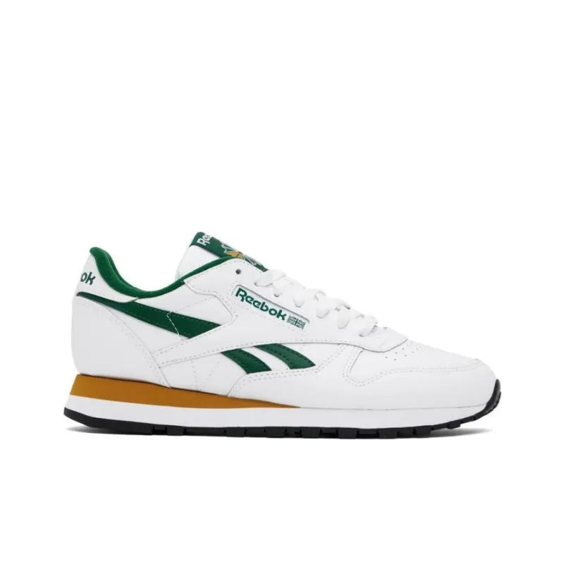 Reebok Classic Leather 'White Dark Green Gold'-1