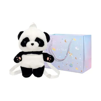 GOX Plush Backpack Regular Women's White/Brown