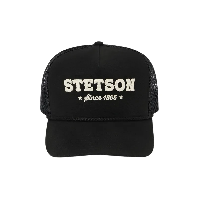 STETSON Polyester Baseball Caps Unisex Black-1