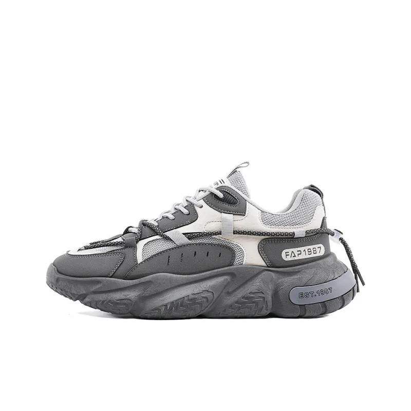 Bull Charm Slip-Resistant Chunky Sneakers Men's-3