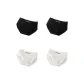 D Set: Black+Black+White+White 4 Pack