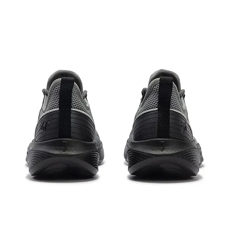 361° N40 Breathable Lightweight Low Top Casual Running Shoes Men's Gray Black-3