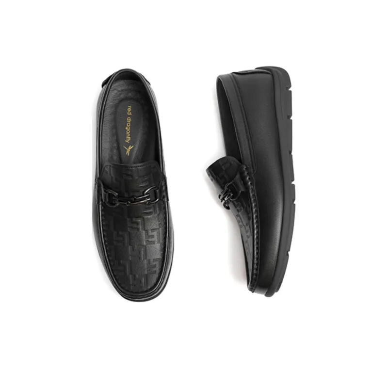 RED DRAGONFLY Loafers Men Black/White-3