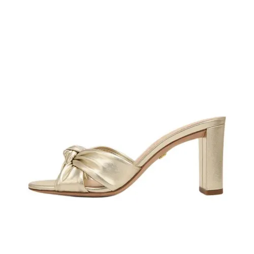 VERONICA BEARD Slide Slippers 7.5cm Women's Gold