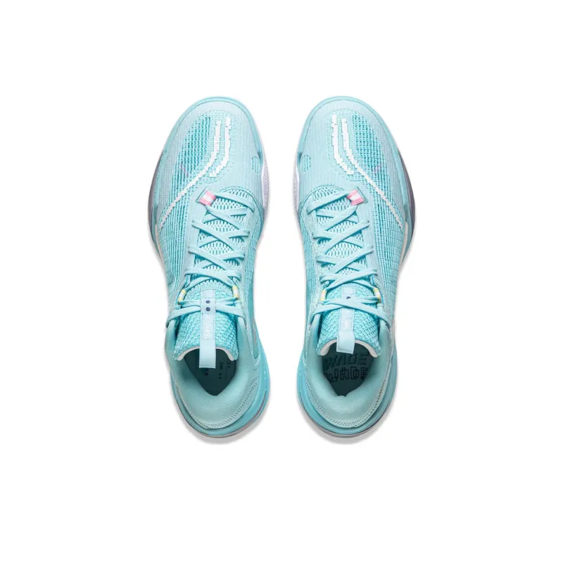 LiNing Wade Cold Blood 2 Cushioning Wear-Resistant Lightweight Rebound Low-Top Basketball Shoes Men's Ice Refresh Blue-3