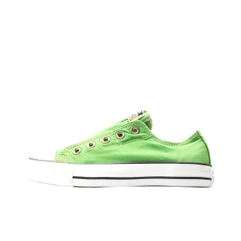 Converse Chuck Taylor All Star Anti Slip Wear Resistant Low Top Canvas Shoes Women's Green
