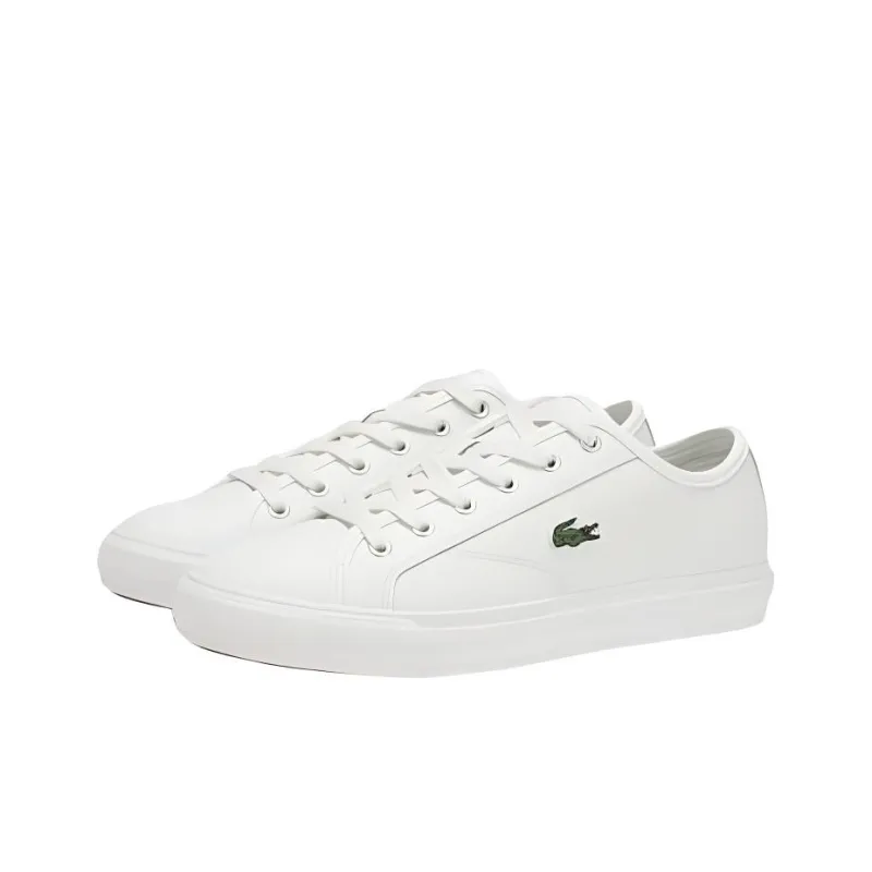 LACOSTE Skateboard Shoes Men's White-2