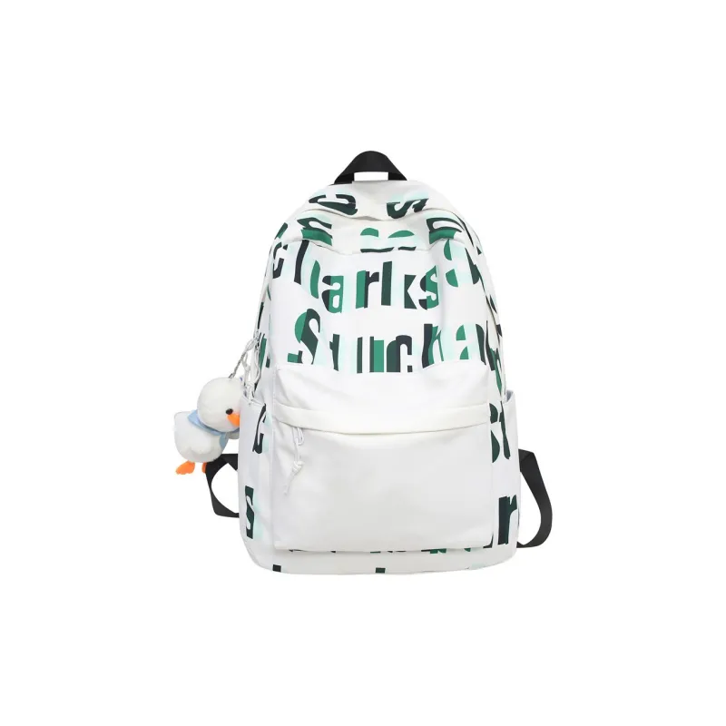 Huangmu Nylon Backpack Unisex Multicolor-0