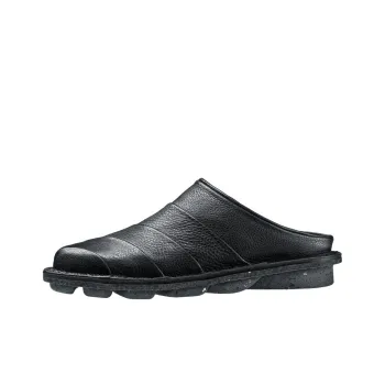 Trippen Rubber Sole Wrap-toe Slippers Women's Black