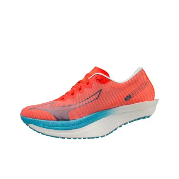Mizuno Wave Duel Pro Abrasion Resistant Breathable Low Top Casual Running Shoes Men's Red Blue