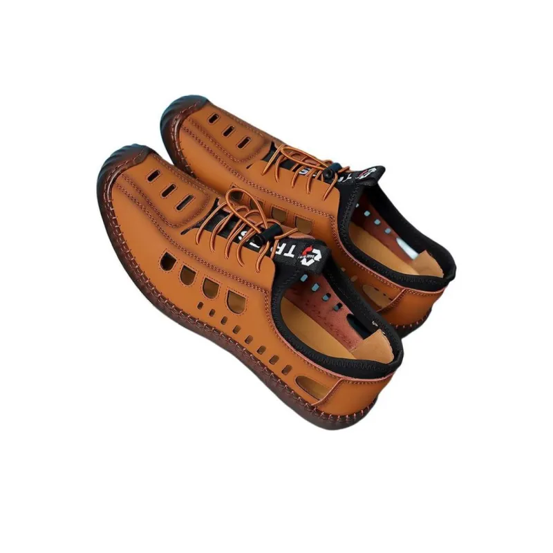 Mulinsen River Trekking Shoes Men's Yellow Brown-2