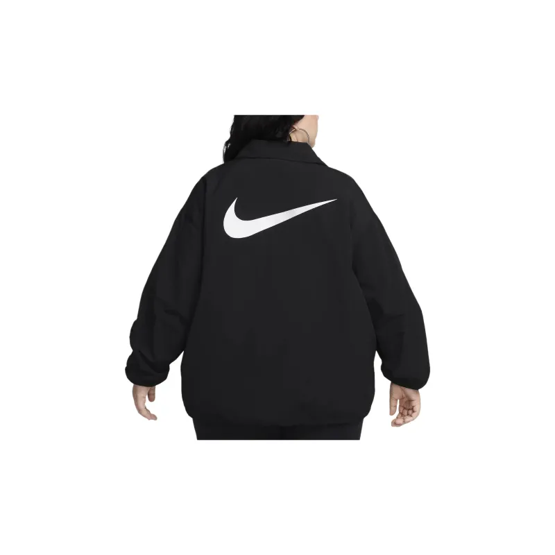 Nike Sportswear Essential Women's Oversized Uv Woven Coaches' Jacket Plus Size-1