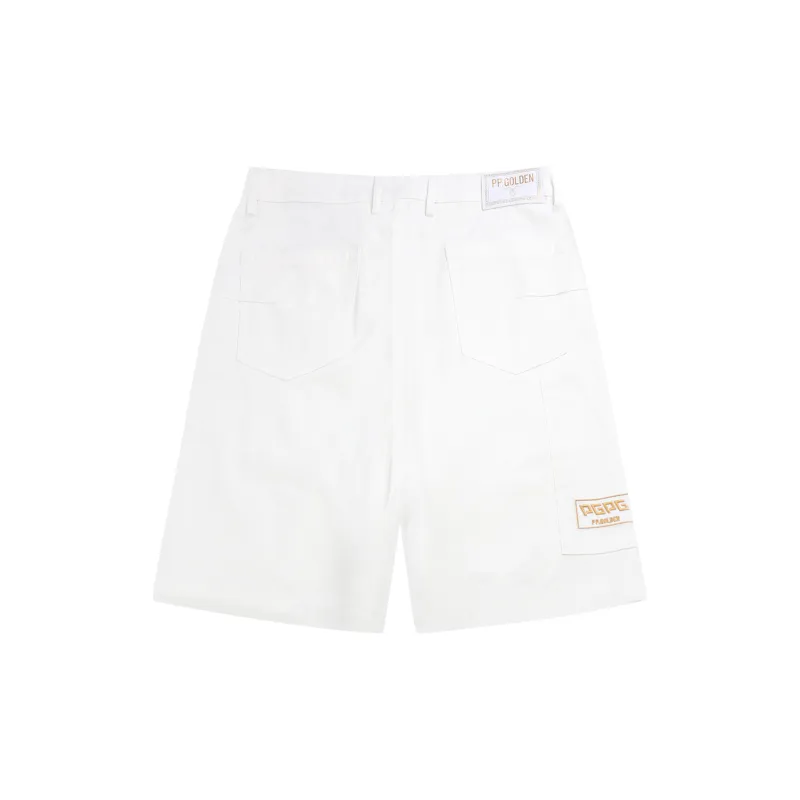 PP.GOLDEN Casual Shorts Men's White-1