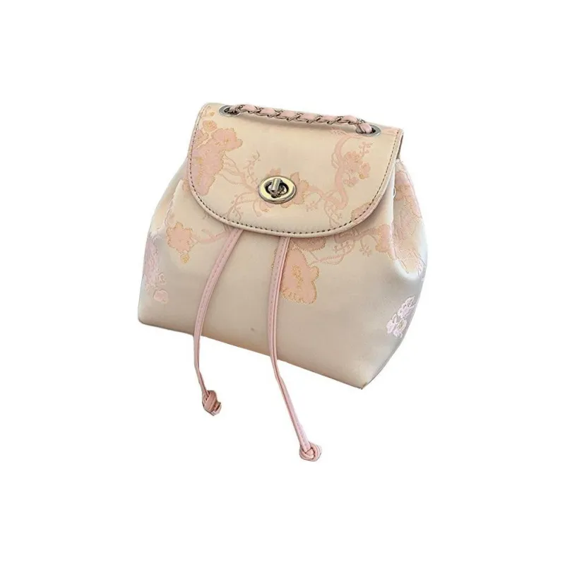 RKM PU Ins Korea Bucket Bag Backpack Regular Unisex Multicolor-0