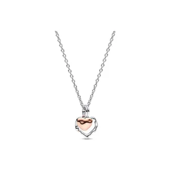Pandora Gold Plated Copper Silver Alloy Necklaces Women's Silver
