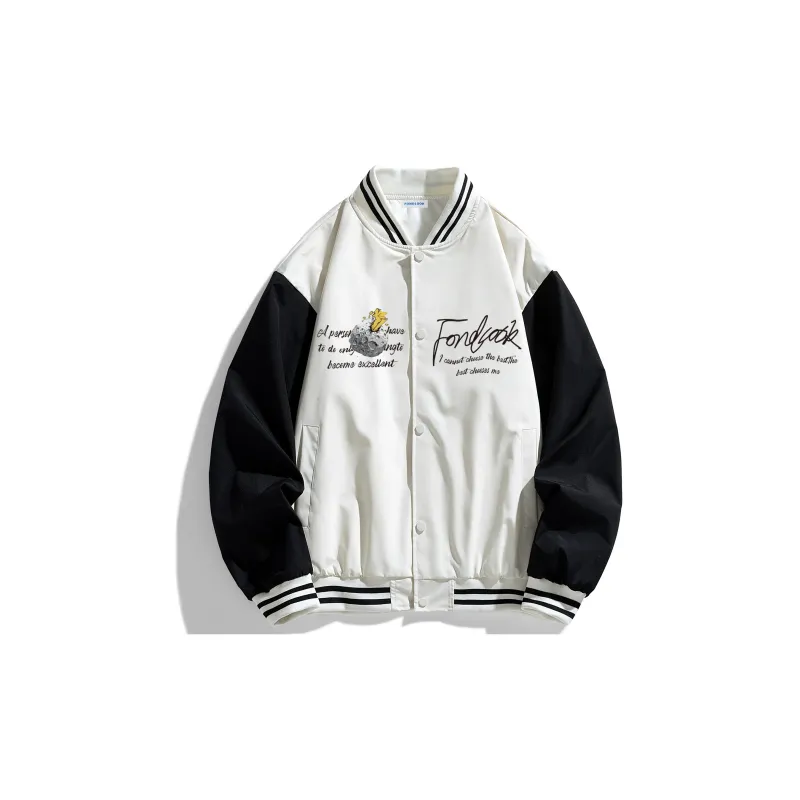 FONDLOOK Baseball Jacket Unisex-4