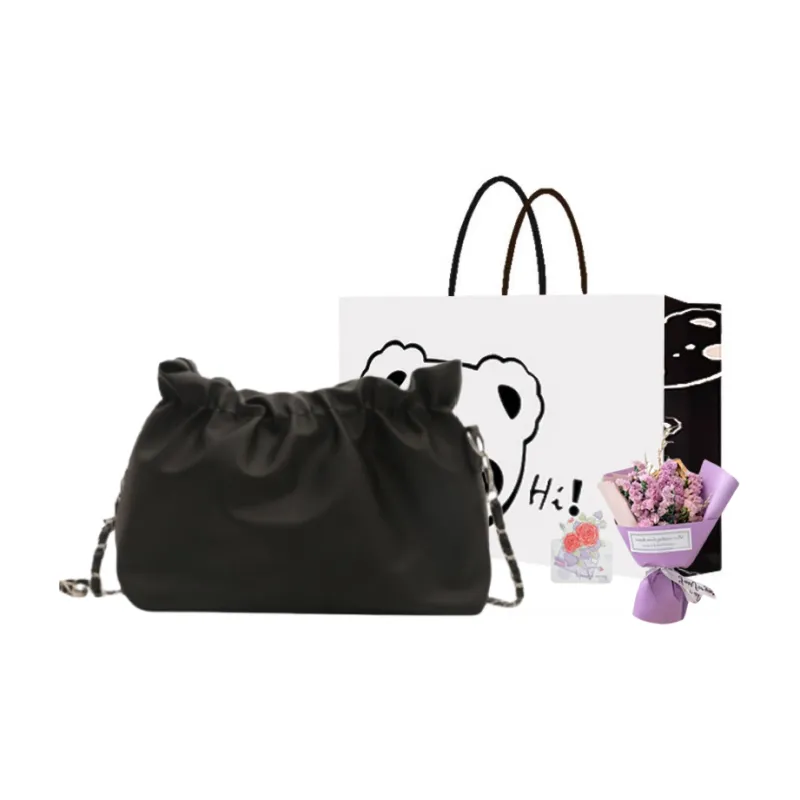 NX DOUGHNUT PU Shoulder Bag Crossbody Bag Regular Women's White Silver Black Coffee-27