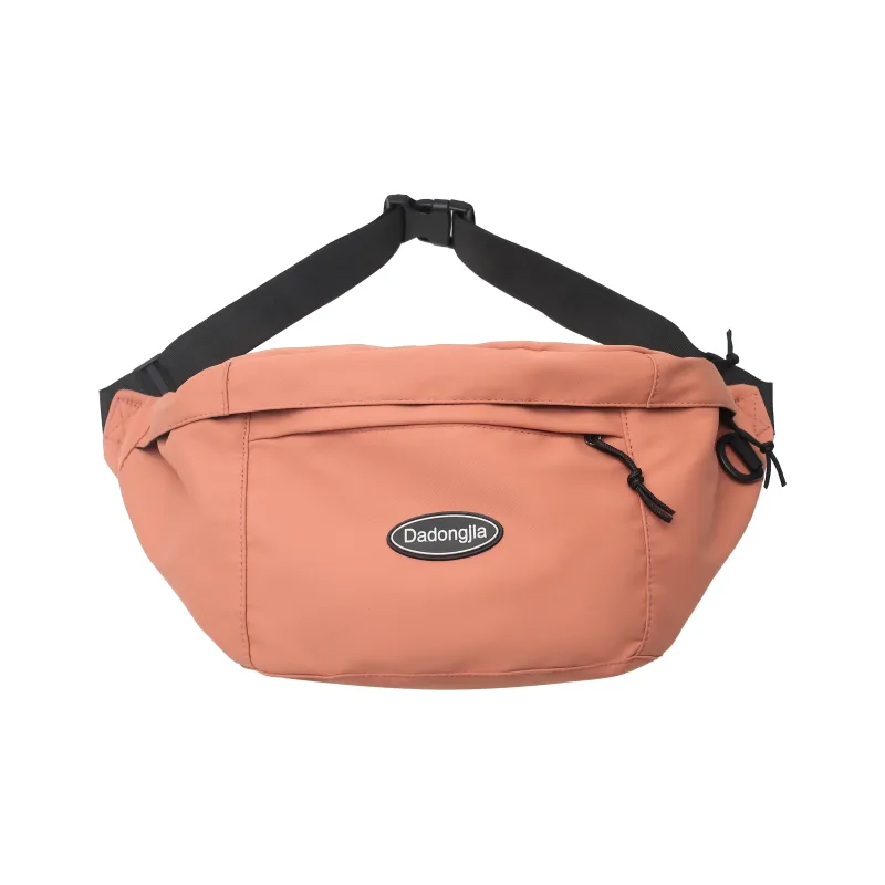 OURFUN Nylon Sling Bag Regular Unisex White/Black/Yellow/Orange-9