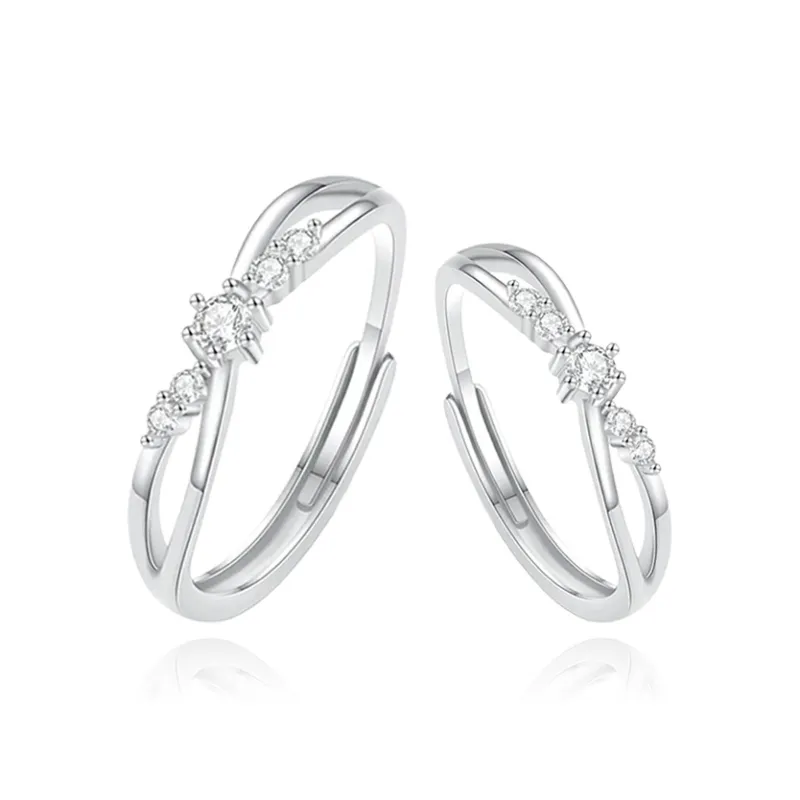 JUICY GRAPE Zircon Rings Unisex-1