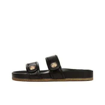 VERONICA BEARD Abrasion-Resistant Slide Slippers Women's Black