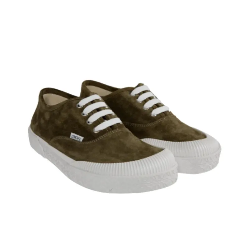 LOEWE Terra Vulca Low Top Skateboard Shoes Men's Green-2