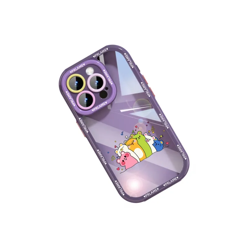 Sen Dog Acrylic Material Cute Transparent Creative Phone Cases Suitable For Apple 15Promax/Pro/Plus/14/13/12-17