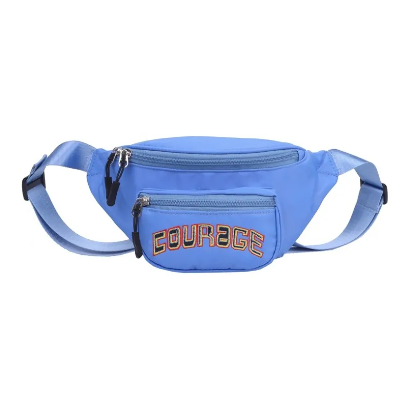 OURFUN Nylon Sling Bag Regular Unisex White/Black/Blue/Brown-6
