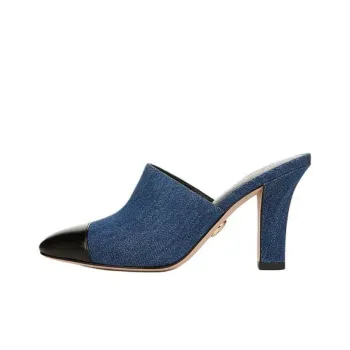 VERONICA BEARD Closed Toe Slippers 7.5cm Women's Blue
