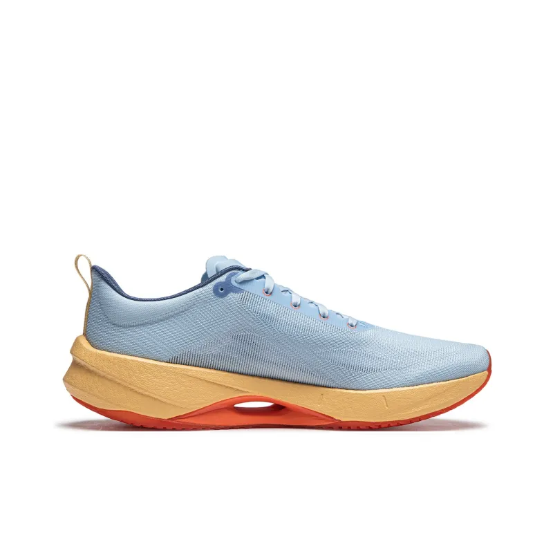 LiNing Super Light 21 Cushioning Slip Resistant Abrasion Resistant Breathable Low Top Running Shoes Men's Glacier Blue-1