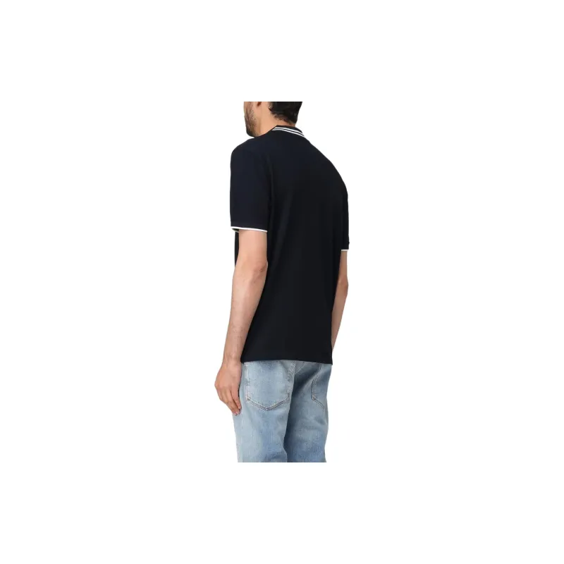 EMPORIO ARMANI Polo Shirt Men's Marine Blue-4