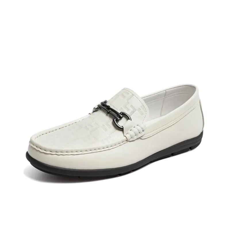 RED DRAGONFLY Loafers Men Black/White-4