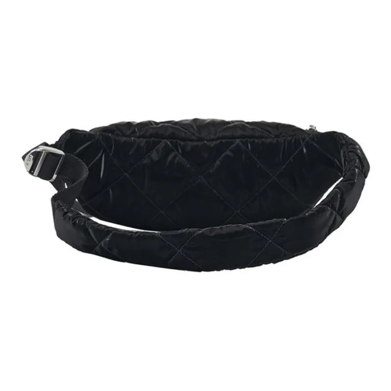 MLB New York Yankees Polyurethane Crossbody Fanny Pack Regular Unisex Black-1