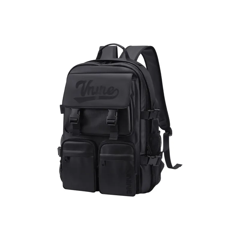 V.NINE Fabric 15.6 Inch Laptop Backpack For Men, University Student Backpack Tubas Men's Space Black-1