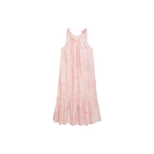 Broadcast Sleeveless Dresses Women's Dusty Pink Floral