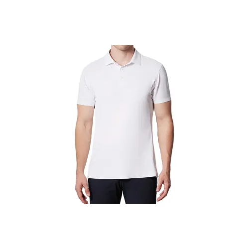 DESCENTE G-ARC Series Polo Shirts Men White