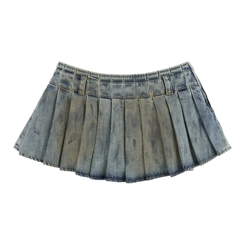 Starwalk Soldier Denim Short Skirts Women's Denim Blue-1