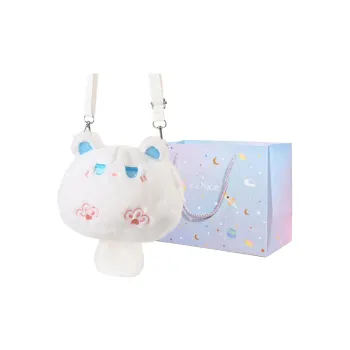 GOX Plush Crossbody Bag Regular Women's White/Ginger Yellow/Pink/Brown
