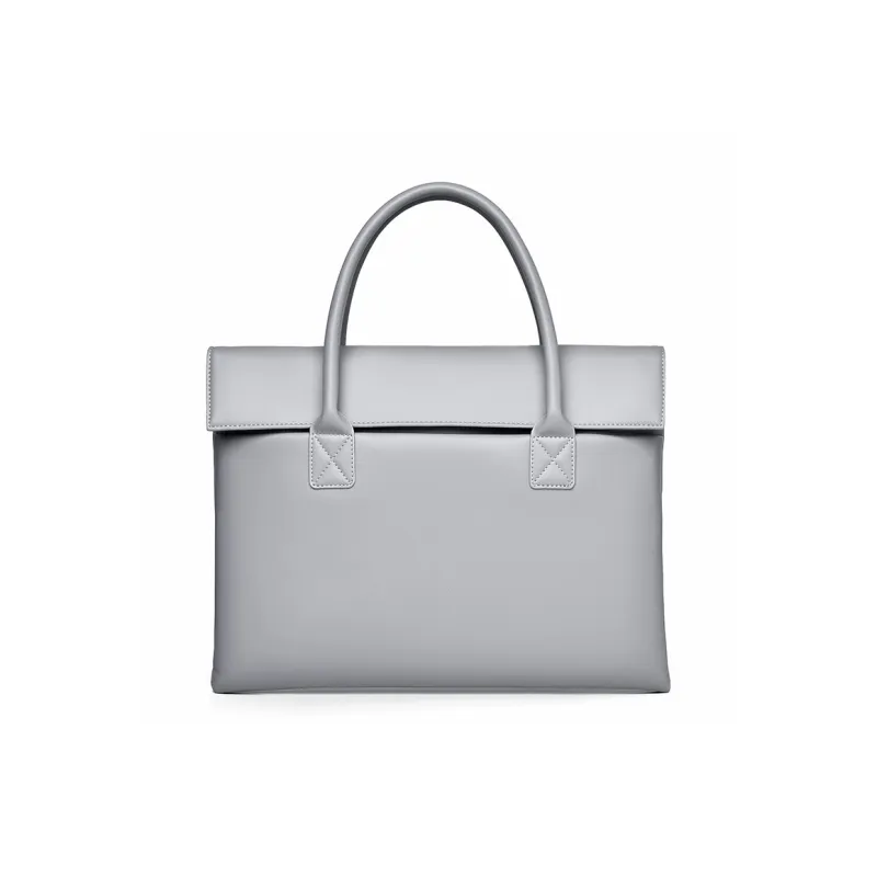 S.REPHEN PU Laptop Briefcase Bag Regular Unisex Gray/Black/Pink/Blue-0