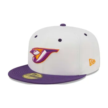 New Era Polyester Baseball Caps Men's White Purple