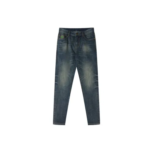 C'N'C Far Mountain Outdoor Series Jeans Men Denim Blue