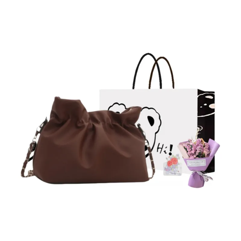 NX DOUGHNUT PU Shoulder Bag Crossbody Bag Regular Women's White Silver Black Coffee-31