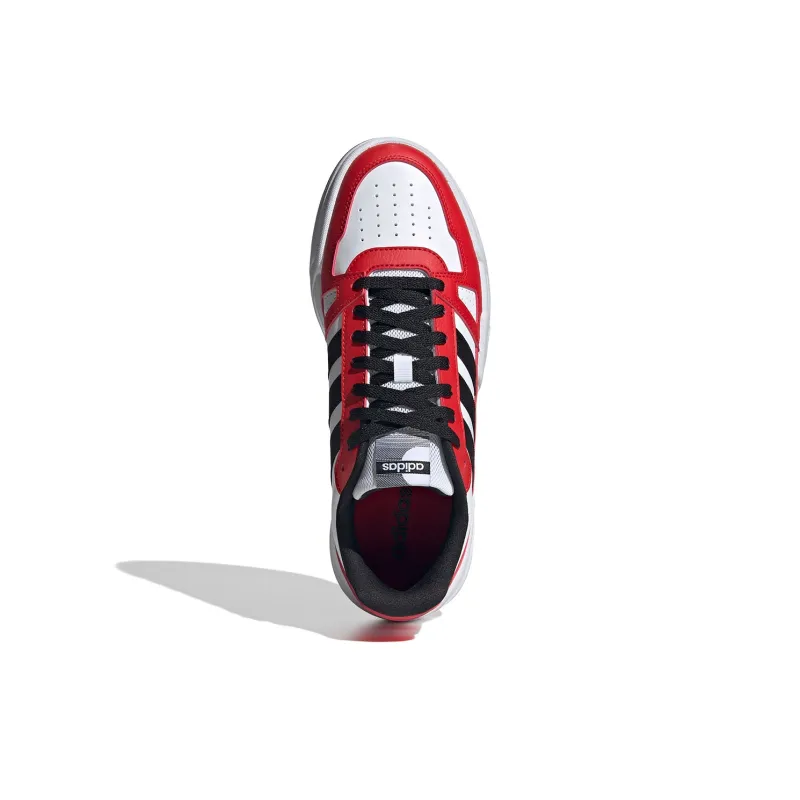 Adidas LITE BALLER Classic Sports Casual Skateboard Shoes Unisex Red White-2