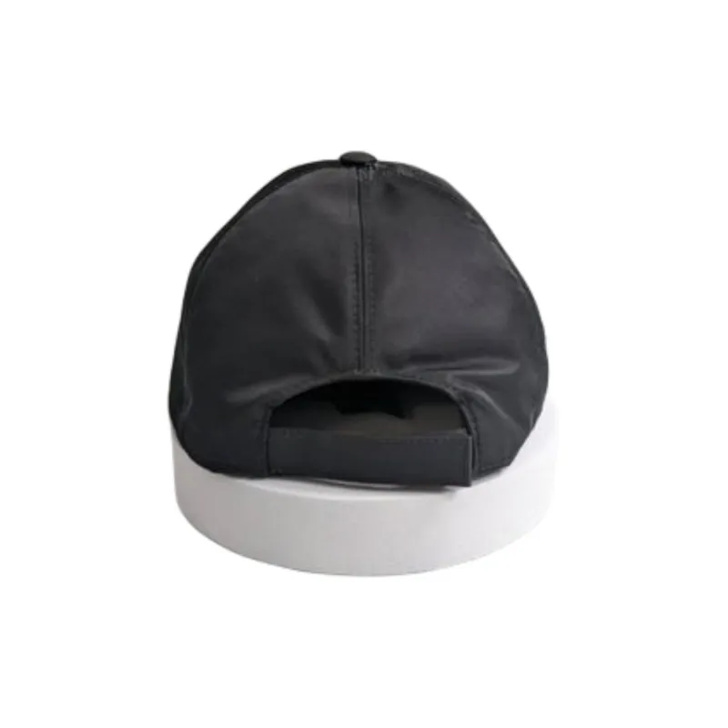 PRADA Recycled Polyamide Baseball Caps Men's Black-2