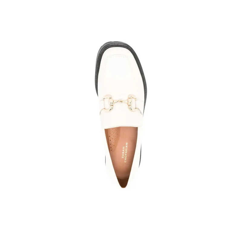 Sarah Chofakian Betsy Loafers Women's White-3