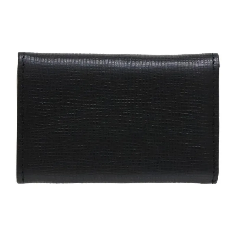 CALVIN KLEIN Leather Key Pouch Men's Black-2