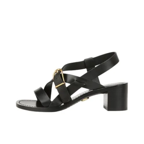 VERONICA BEARD Etta Strap Sandals 5cm Women's Black