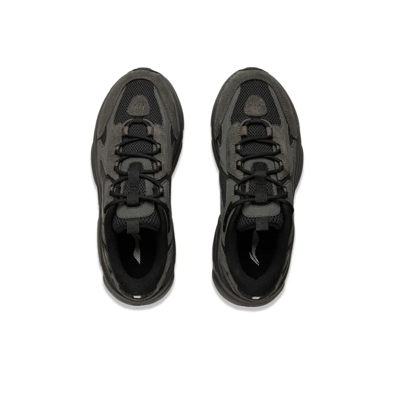LiNing Coconut Milk Tea 2.0 V2 Anti Slip Wear Resistant Low Top Casual Shoes Women's Black-3